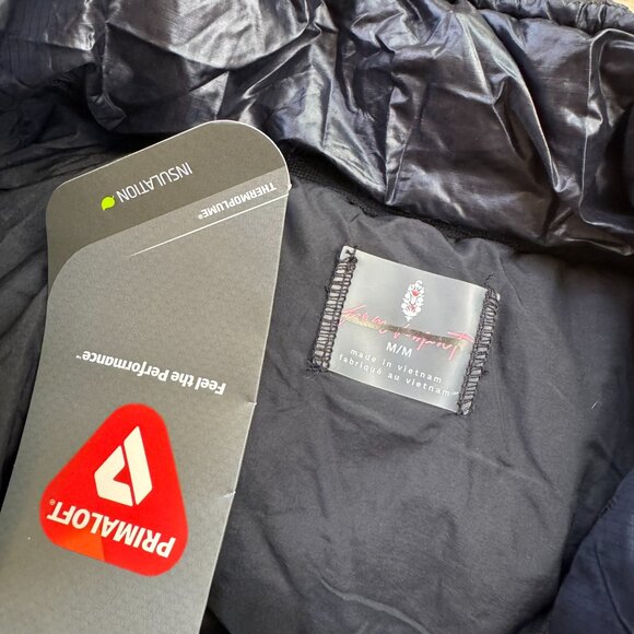 NWT Free People Pippa Packable Scunchy Glossy Puffer Jacket Black Medium - Picture 6 of 10